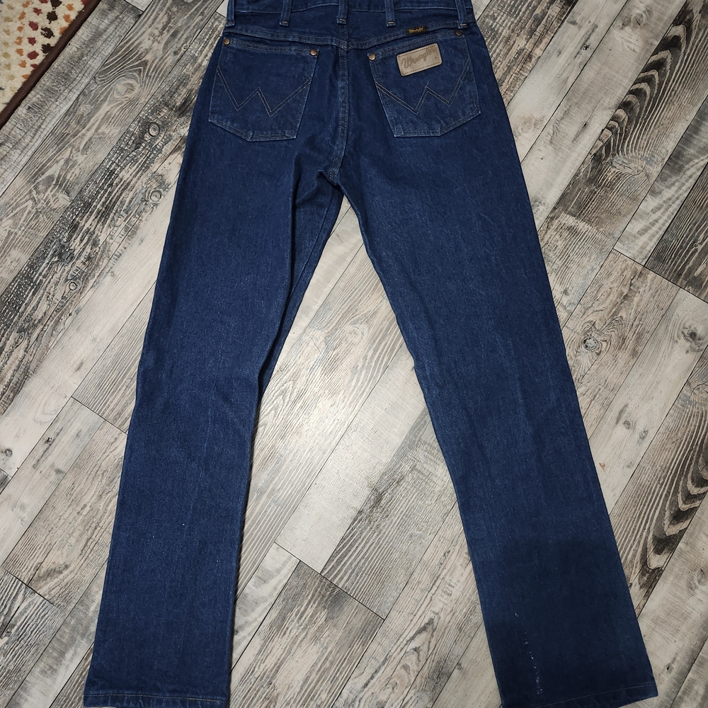 Wrangler Men's Bootcut Jeans - Dark Blue Size 30 X 32